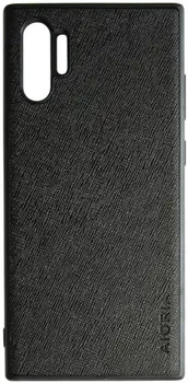 Чохол AIORIA Cross Pattern Case для Samsung Galaxy Note 10+ Black