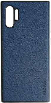 Чехол AIORIA Cross Pattern Case для Samsung Galaxy Note 10+ Blue