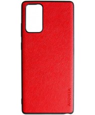 Чохол AIORIA Cross Pattern Case для Samsung Galaxy Note 20 Red