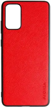 Чохол AIORIA Cross Pattern Case для Samsung Galaxy S20+ Red
