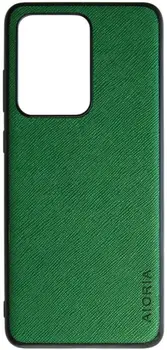 Чохол AIORIA Cross Pattern Case для Samsung Galaxy S20 Ultra Green