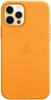 Чохол Apple iPhone 12 Pro Max Leather Case with MagSafe - California Poppy (MHKH3)