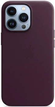 Чохол Apple iPhone 13 Pro Leather Case with MagSafe - Dark Cherry (MM1A3)