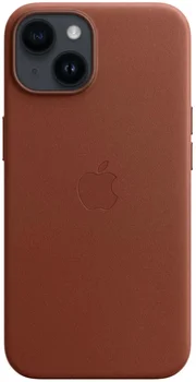 Чохол Apple iPhone 14 Leather Case with MagSafe - Umber (MPP73)
