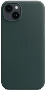 Чохол Apple iPhone 14 Plus Leather Case with MagSafe - Forest Green (MPPA3)