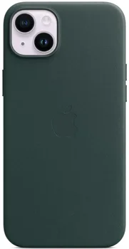 Чохол Apple iPhone 14 Plus Leather Case with MagSafe - Forest Green (MPPA3)