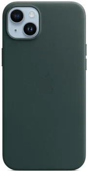 Чохол Apple iPhone 14 Plus Leather Case with MagSafe - Forest Green (MPPA3)
