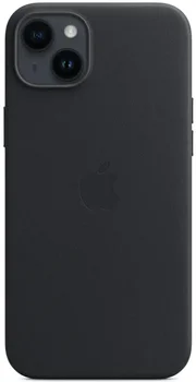 Чохол Apple iPhone 14 Plus Leather Case with MagSafe - Midnight (MPP93)