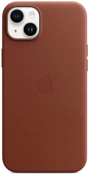 Чохол Apple iPhone 14 Plus Leather Case with MagSafe - Umber (MPPD3)
