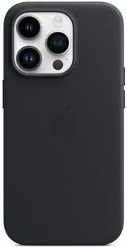 Чохол Apple iPhone 14 Pro Leather Case with MagSafe - Midnight (MPPG3)