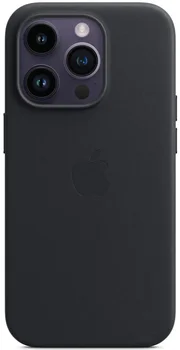 Чохол Apple iPhone 14 Pro Leather Case with MagSafe - Midnight (MPPG3)