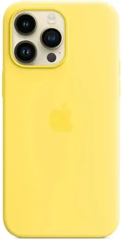 Чехол Apple iPhone 14 Pro Max Silicone Case with MagSafe - Canary Yellow (MQUL3)