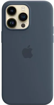 Чехол Apple iPhone 14 Pro Max Silicone Case with MagSafe - Storm Blue (MPTQ3)