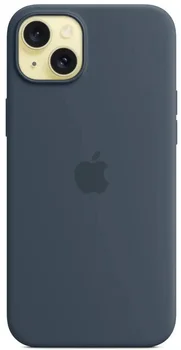 Чохол Apple iPhone 15 Plus Silicone Case with MagSafe - Storm Blue (MT123)