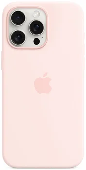 Чехол Apple iPhone 15 Pro Max Silicone Case with MagSafe - Light Pink (MT1U3)