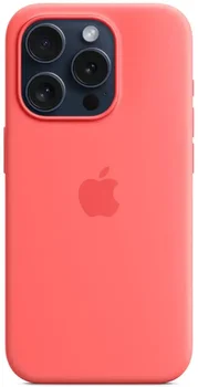 Чохол Apple iPhone 15 Pro Silicone Case with MagSafe - Guava (MT1G3)