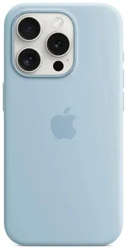 Чохол Apple iPhone 15 Pro Silicone Case with MagSafe - Light Blue (MWNM3)