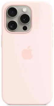 Чохол Apple iPhone 15 Pro Silicone Case with MagSafe - Light Pink (MT1F3)