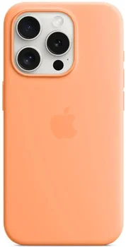 Чохол Apple iPhone 15 Pro Silicone Case with MagSafe - Orange Sorbet (MT1H3)