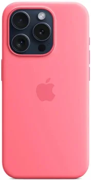 Чохол Apple iPhone 15 Pro Silicone Case with MagSafe - Pink (MWNJ3)