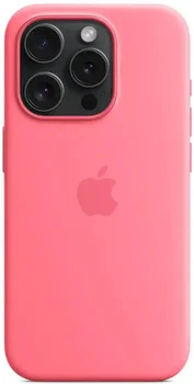 Чохол Apple iPhone 15 Pro Silicone Case with MagSafe - Pink (MWNJ3)