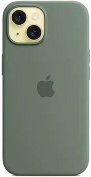 Чехол Apple iPhone 15 Silicone Case with MagSafe - Cypress (MT0X3)