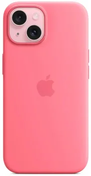 Чохол Apple iPhone 15 Silicone Case with MagSafe - Pink (MWN93)