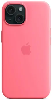Чохол Apple iPhone 15 Silicone Case with MagSafe - Pink (MWN93)