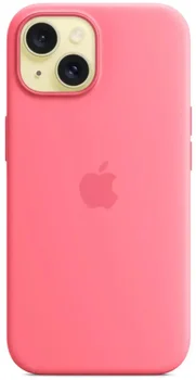 Чохол Apple iPhone 15 Silicone Case with MagSafe - Pink (MWN93)