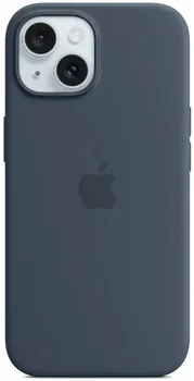 Чохол Apple iPhone 15 Silicone Case with MagSafe - Storm Blue (MT0N3)
