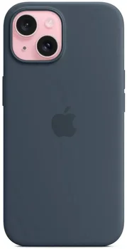 Чохол Apple iPhone 15 Silicone Case with MagSafe - Storm Blue (MT0N3)