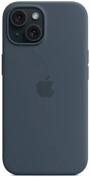 Чохол Apple iPhone 15 Silicone Case with MagSafe - Storm Blue (MT0N3)