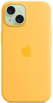 Чохол Apple iPhone 15 Silicone Case with MagSafe - Sunshine (MWNA3)