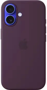 Чехол Apple iPhone 16 Plus Silicone Case with MagSafe - Plum (MYYD3)