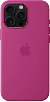 Чехол Apple iPhone 16 Pro Max Silicone Case with MagSafe - Fuchsia (MYYX3)