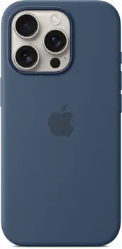 Чехол Apple iPhone 16 Pro Silicone Case with MagSafe - Denim (MYYK3)