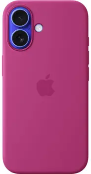 Чохол Apple iPhone 16 Silicone Case with MagSafe - Fuchsia (MYY53)