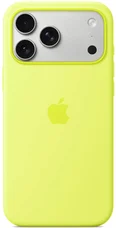Чехол Apple iPhone 17 Pro Max Silicone Case with MagSafe – Neon Yellow (MGFM4)