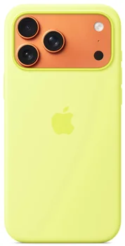 Чохол Apple iPhone 17 Pro Silicone Case with MagSafe – Neon Yellow (MGFF4)