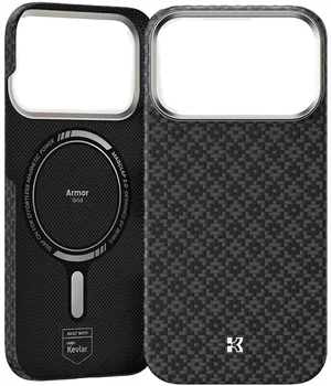 Чохол Benks ArmorAir ArmorGrid Magnetic Case iPhone 17 Pro Obsidian Black