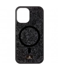 Чехол Bling World Rock Diamond with MagSafe для Apple iPhone 12 Pro / 12 (6.1") Black