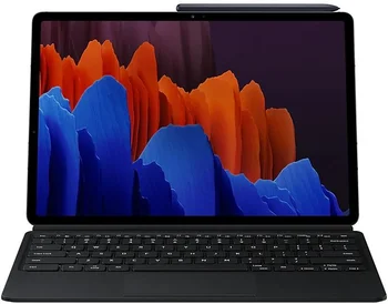 Чехол Book Cover Keyboard Samsung Tab S7+ 12.4 (T970/T795/T976) / Tab S8+ 12.4 (X800/X806) Black (EF-DT970BBRGRU)