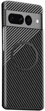 Чохол Carbon fiber pattern magnet Google Pixel 7 Pro Black
