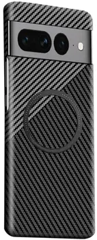 Чохол Carbon fiber pattern magnet Google Pixel 8 Pro Black