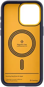 Чохол Caseology Nano Pop Mag iPhone 15 Pro Max Blueberry Navy (ACS06617)
