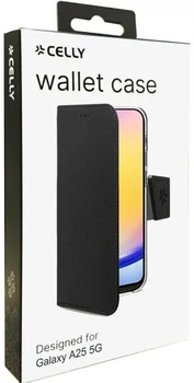 Чохол Celly Wallet Case Samsung A25 (A256) Black (WALLY1061)