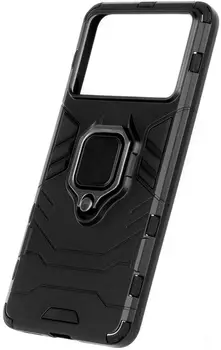 Чохол ColorWay AntiShock Magnet Ring для Xiaomi Poco X6 Pro Black (CW-CAMRXPX6P-BK) (UA)