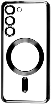 Чехол FIBRA Chrome MagSafe case Samsung A35 Black