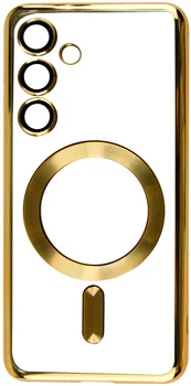Чохол FIBRA Chrome MagSafe case Samsung A55 Gold