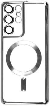 Чохол FIBRA Chrome MagSafe case Samsung S21 Ultra Silver